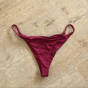 Frankie’s Bikinis Red Cheeky Bikini